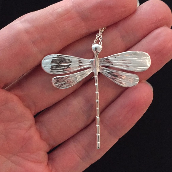 Sterling Silver Dragonfly Necklace - Picture 3 of 8